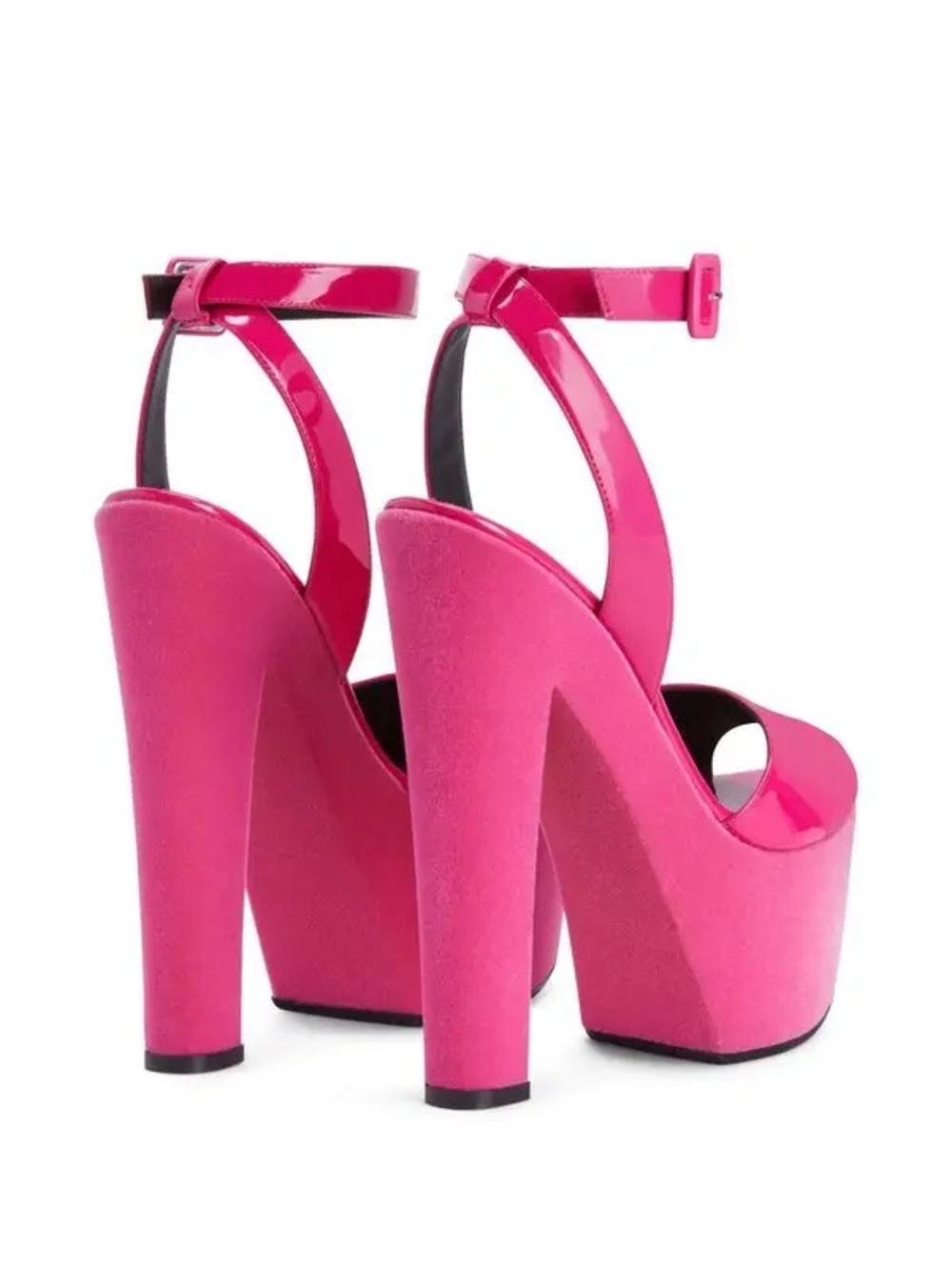 Giuseppe Zanotti Tarifa platform sandals Hot Pink Patent {42 Like New} - Picture 2 of 3